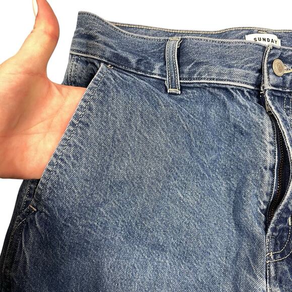 Sunday Best Cargo Jeans Denim Size 10 Blue Jeans - Picture 6 of 13